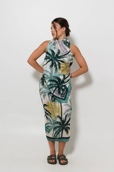 Luxe Silky wrap | Paradiso Green