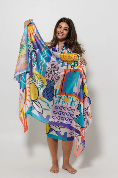 Luxe Silky wrap | Citrus Coast