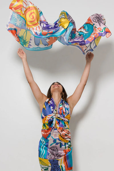 Luxe Silky wrap | Citrus Coast