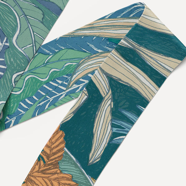 Wanderland Aureum Tropical Palms Blue Twilly