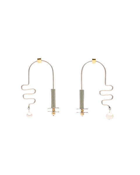 Aalto Earrings in Sterling Silver