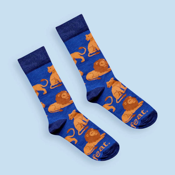Men’s Lion socks | Cotton-rich socks for men