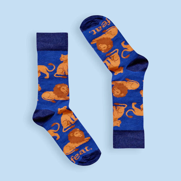 Men’s Lion socks | Cotton-rich socks for men