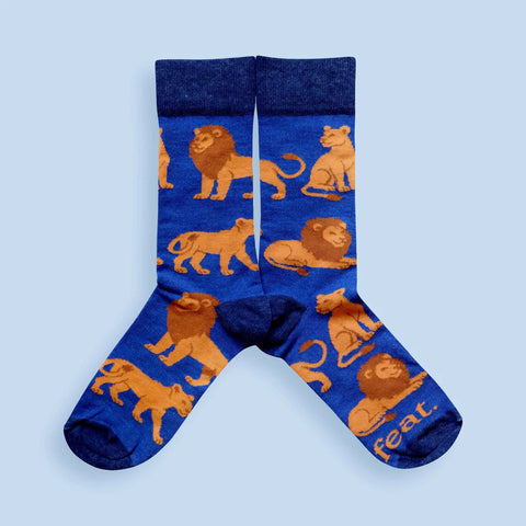 Men’s Lion socks | Cotton-rich socks for men