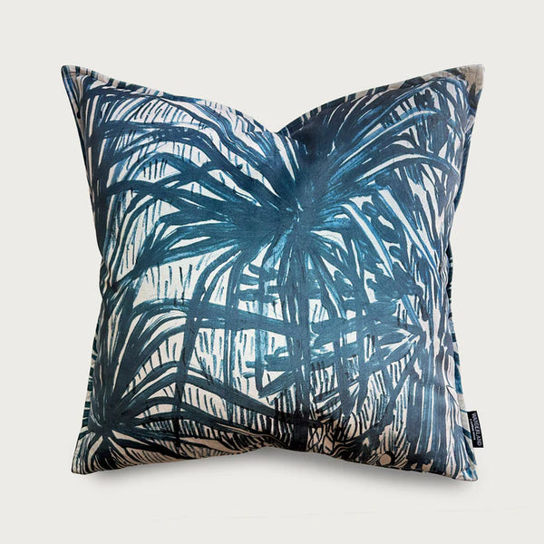Aureum Highveld Azure Velvet Scatter Cushion