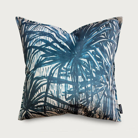 Aureum Highveld Azure Velvet Scatter Cushion