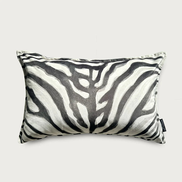 Aureum Zebra Velvet Scatter Cushion