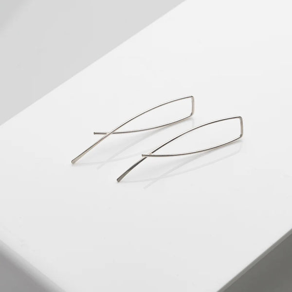 Avery Earrings Long - silver, gold or rose gold