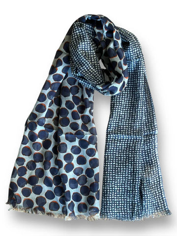 Modal Blue Marula Scarf