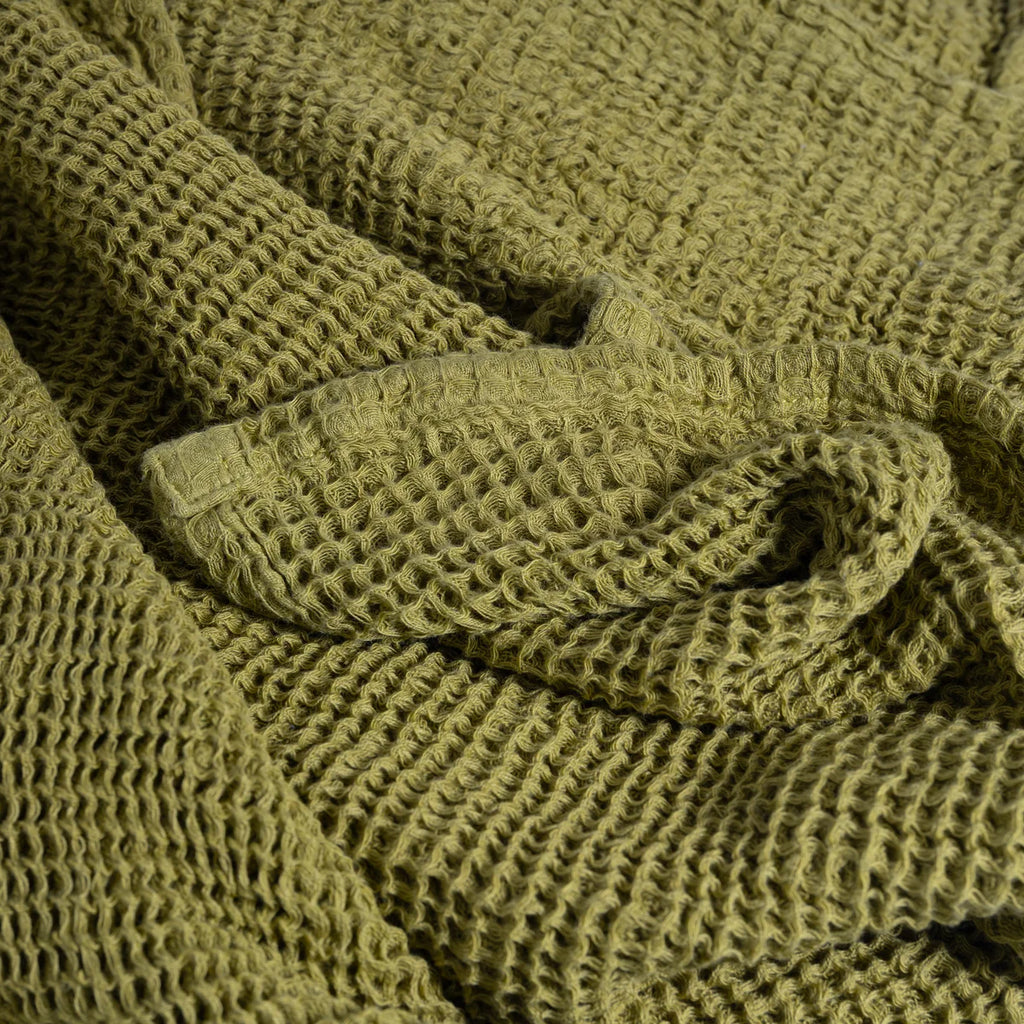 100% Cotton Waffle Hand towel | Citron
