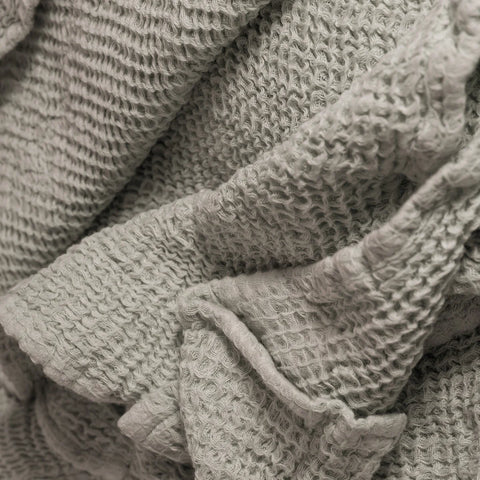 100% Cotton Waffle Hand towel | Stone