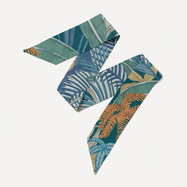 Wanderland Aureum Tropical Palms Blue Twilly
