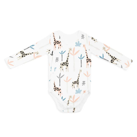 Long Sleeve Classic Onesie - Giraffe