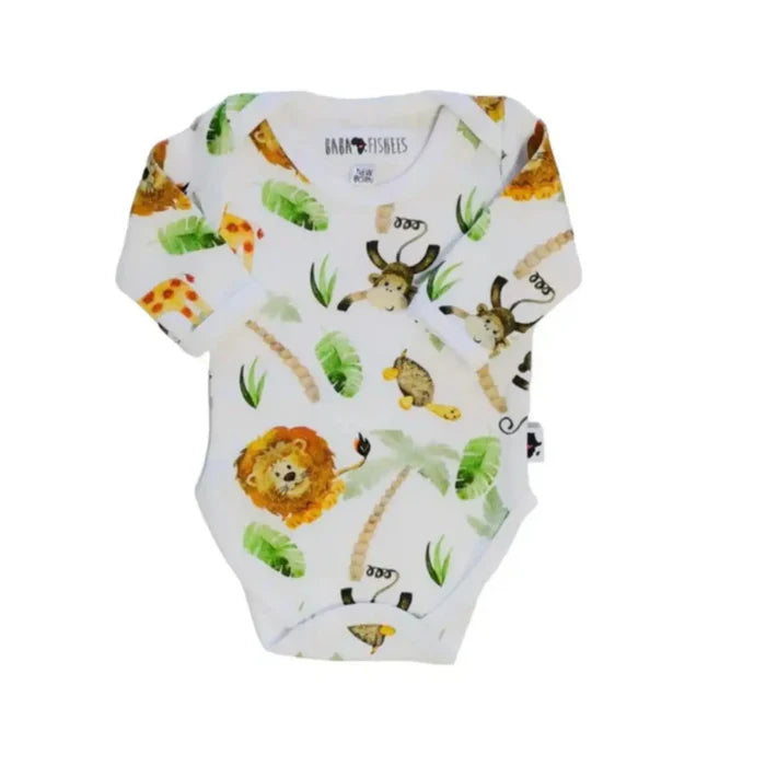 Long Sleeve Classic Onesie - Simba Watercolour