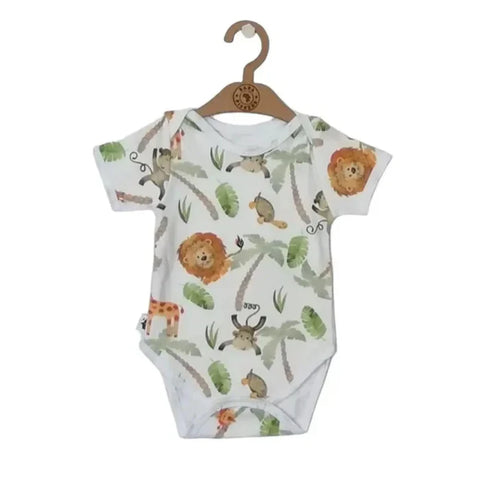 Short Sleeve Classic Onesie - Simba Watercolour