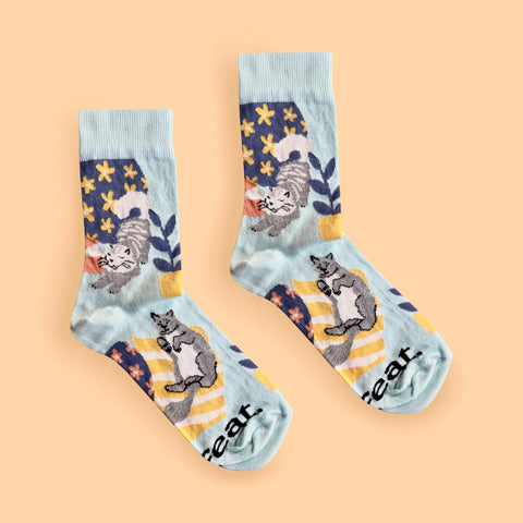 Men’s Cat on the Mat socks