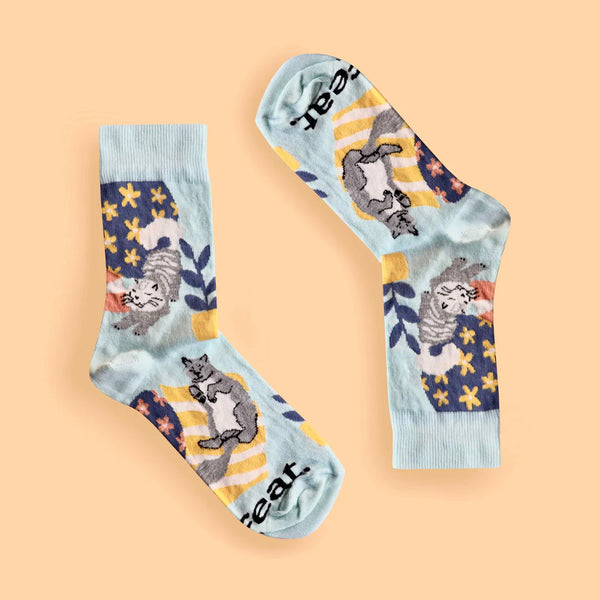 Men’s Cat on the Mat socks