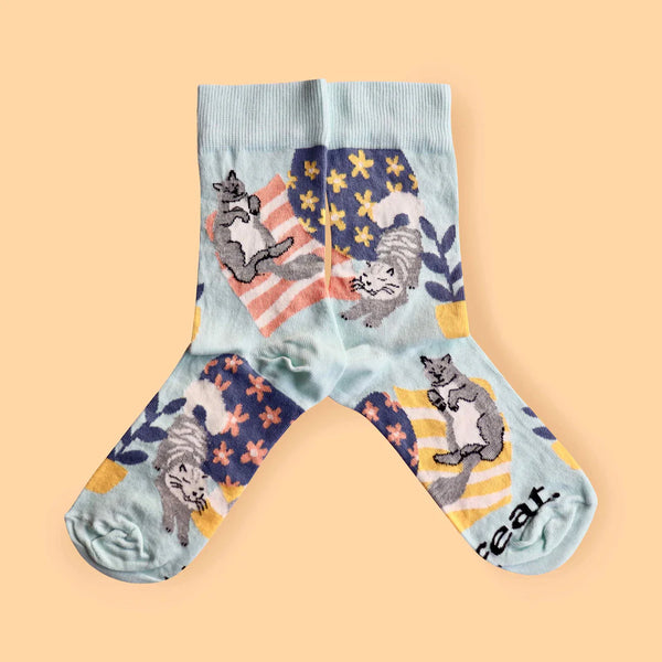 Men’s Cat on the Mat socks