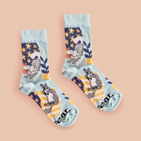 Ladies’ Cat on the Mat socks