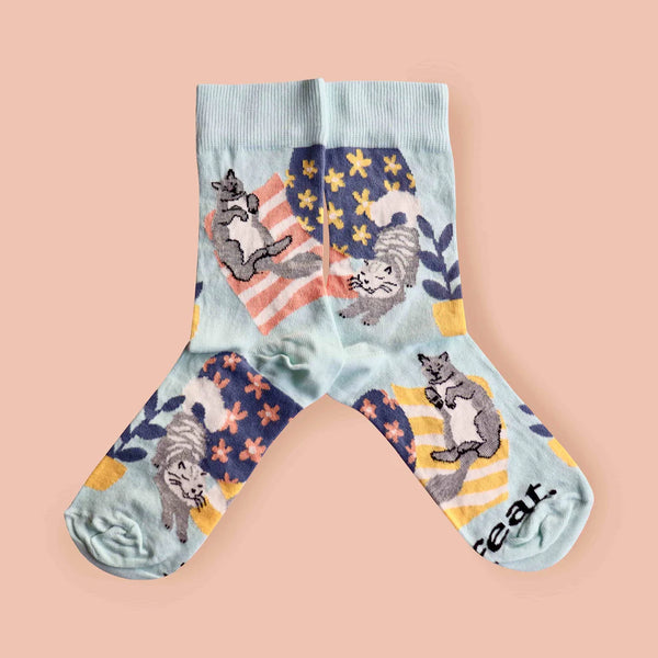 Ladies’ Cat on the Mat socks