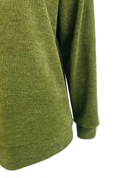 Crew Neck Sweater – Olive