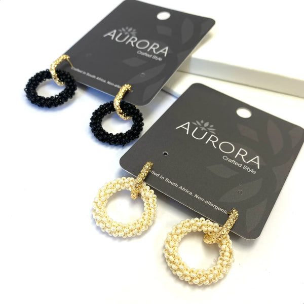 Aurora Princess Drop in Black (Gold)