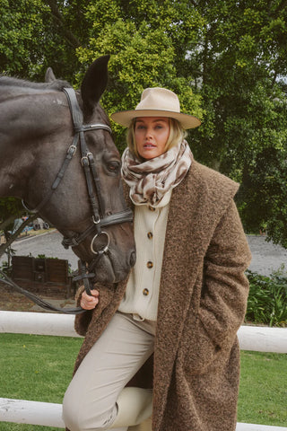 Beatrice Pony Hair Oversized Coat