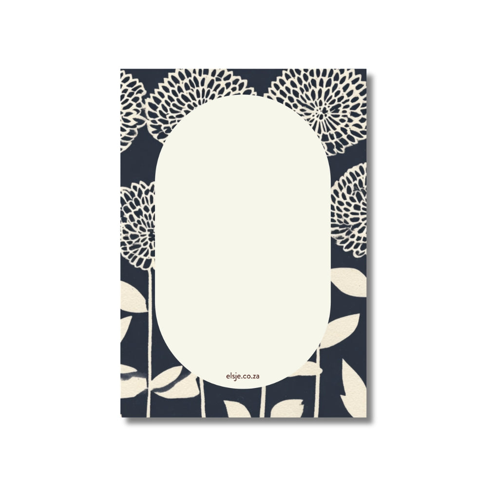 Dahlia Garden Magnetic Notebook