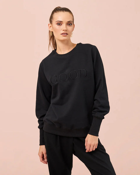 Good Clothing Trackie Top - Black
