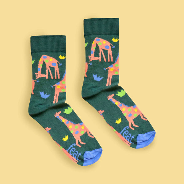 Ladies’ Spotty Giraffe socks