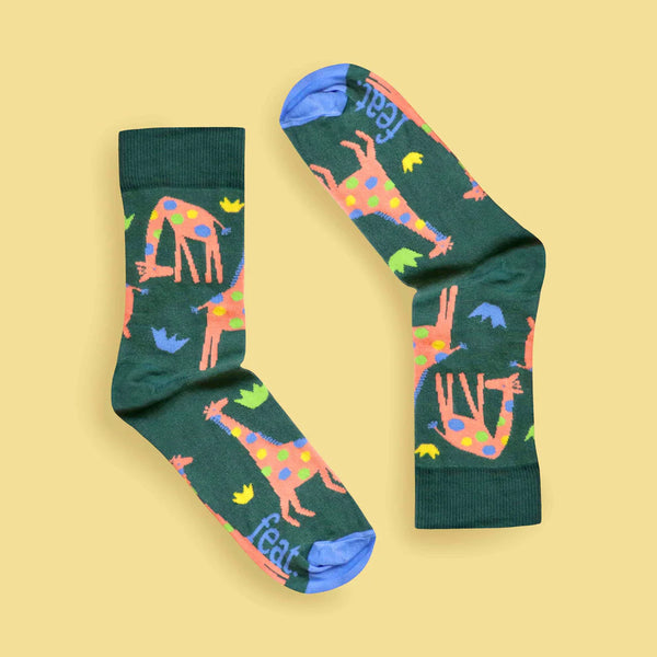 Ladies’ Spotty Giraffe socks