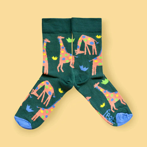 Ladies’ Spotty Giraffe socks