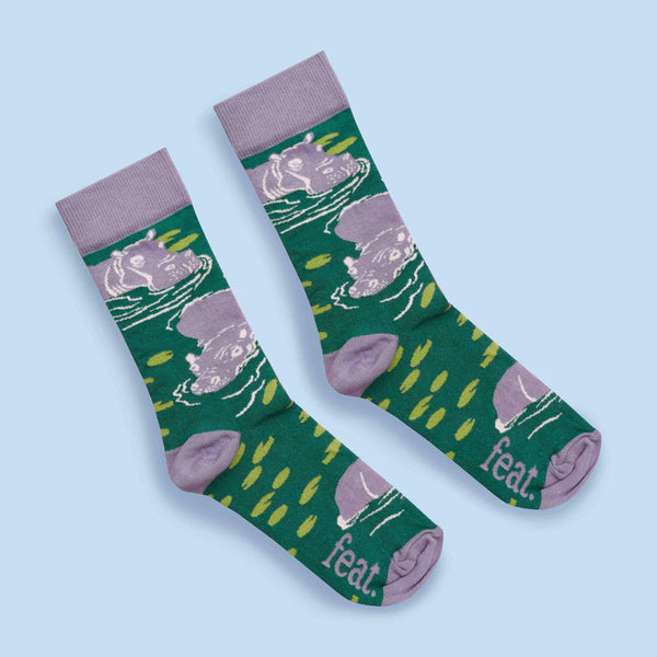 Ladies’ Happy Hippo socks