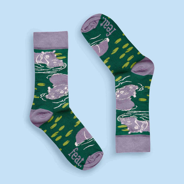 Ladies’ Happy Hippo socks