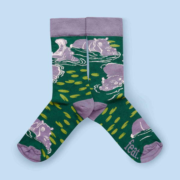 Ladies’ Happy Hippo socks