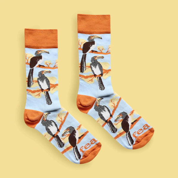 Ladies’ Hornbill Bird socks