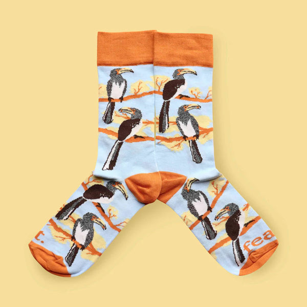 Ladies’ Hornbill Bird socks