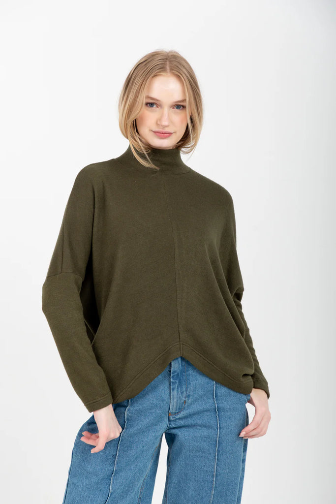 Demi Top Khaki
