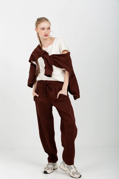 Tiffany Barrel Pants Chocolate