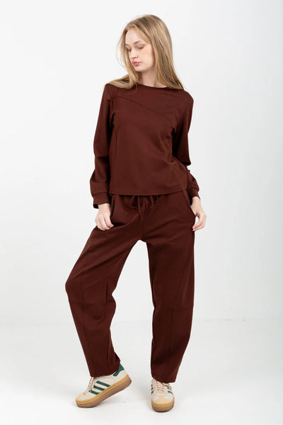 Tiffany Barrel Pants Chocolate