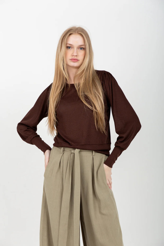 Zoe Top Mahogany