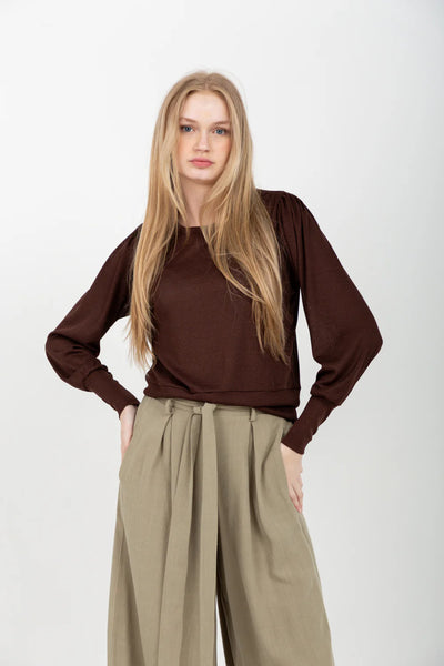 Zoe Top Mahogany