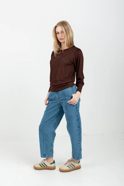 Zoe Top Mahogany