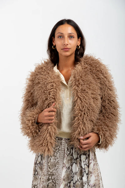 Farrah Coat Bone