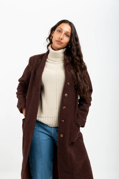 Kylie Coat Chocolate