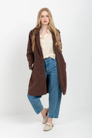 Chrissy Coat Chocolate