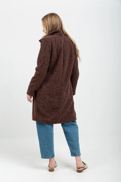 Chrissy Coat Chocolate