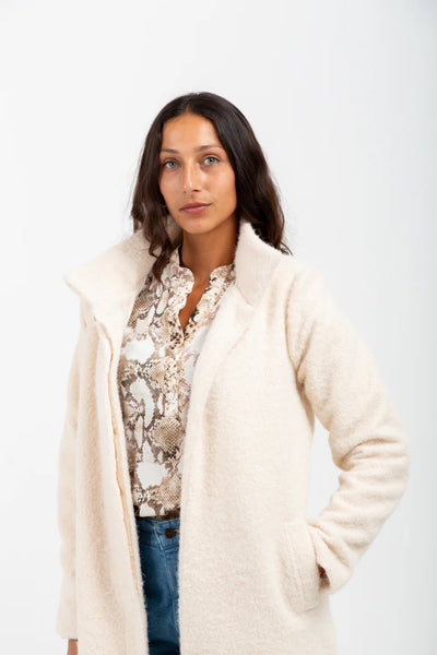 Chrissy Coat Ivory