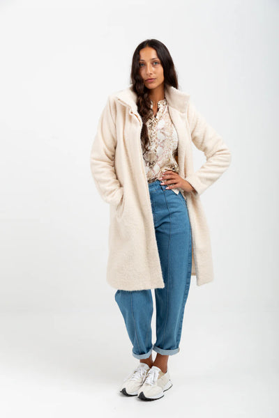 Chrissy Coat Ivory