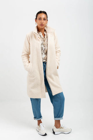 Chrissy Coat Ivory